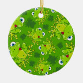 Cute Frog Patterned Ornament (Voorkant)