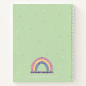 Cute frog Personalised notebook, green journal Notitieboek (Achterkant)