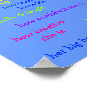 Cute Frog Personalized Poster for Children (Hoek)