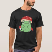 Cute Frog-Pet - Katoen esthetisch T-shirt (Voorkant)
