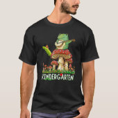 Cute Frog Plays Banjo Snagelpaddenstoel Kindergart T-shirt (Voorkant)