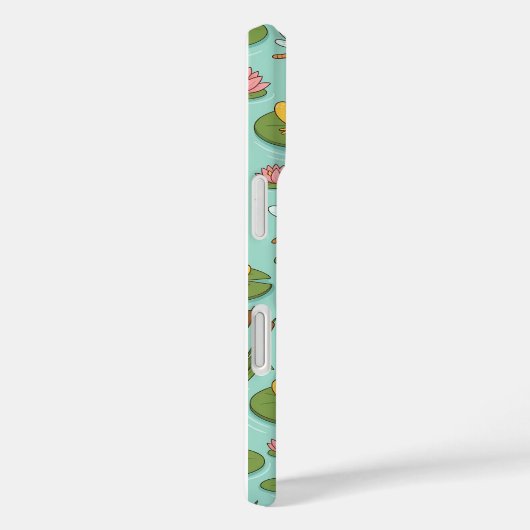 Cute Frog Pond Pattern Case-Mate iPhone Case (Achterkant / Rechts)