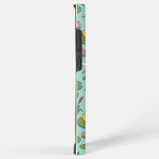 Cute Frog Pond Pattern Samsung Galaxy Hoesje (Rechterkant)