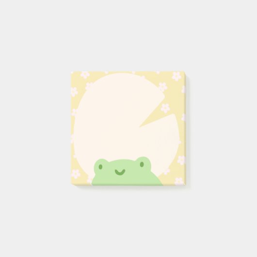 Cute Frog post-it notes Sticky notes (Voorkant)