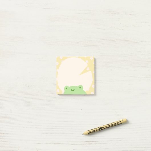 Cute Frog post-it notes Sticky notes (Op bureau)