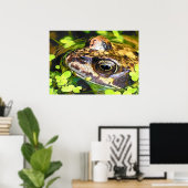 CUTE FROG POSTER (Thuiskantoor)