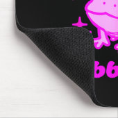 Cute Frog Pun Ribbiting Frog Lovers Quote Design Muismat (Hoek)