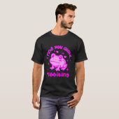 Cute Frog Pun Ribbiting Frog Lovers Quote Design P T-shirt (Voorkant volledig)