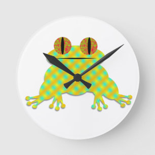 Cute Frog Ronde Klok