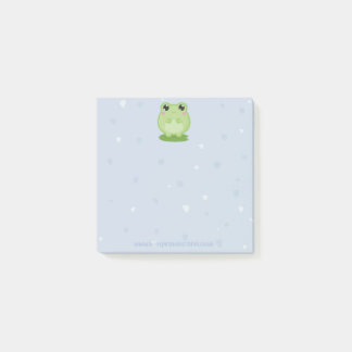 Cute frog sticky notes, back to school stationery post-it® notes