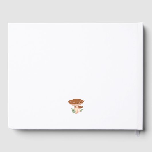 Cute Frog Wishes for baby BabyShower Guest Book Gastenboek (Achterkant)