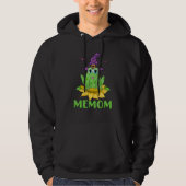 Cute Frog Witch Halloween Memom Hoodie (Voorkant)