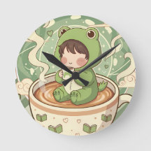 Cute Froggy Coffee Tale Design