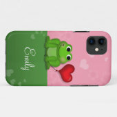 Cute Froggy Hart Ballon iPhone 5 Hoesje (Achterkant (horizontaal))