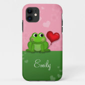 Cute Froggy Heart Balloon iPhone 5 Hoesje (Achterkant)