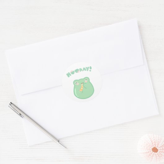 Cute Froggy Sticker (Envelop)