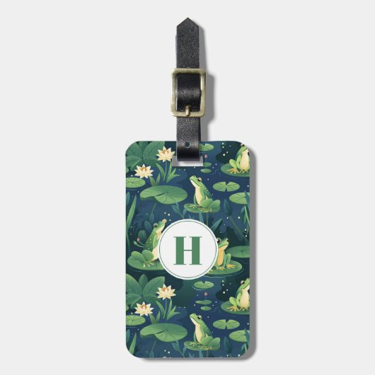 Cute Frogs-Bagagelabel Bagagelabel (Voorkant verticaal)