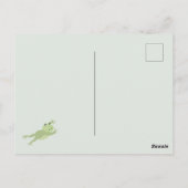 Cute Frogs in Lily Pond Briefkaart (Achterkant)