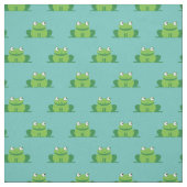 Cute Frogs Kinder Baby Nursery Stof (Swatch)