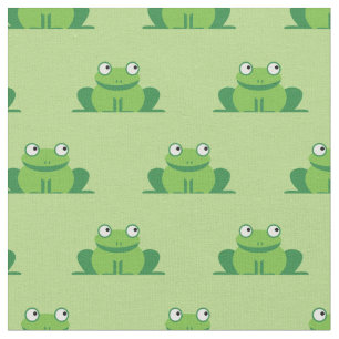 Cute Frogs Kinder Baby Nursery Stof