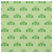 Cute Frogs Kinder Baby Nursery Stof (Swatch)