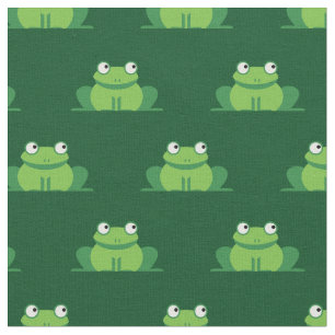 Cute Frogs Kinder Baby Nursery Stof