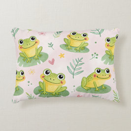 Cute frogs Pattern Accent Kussen