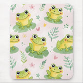 Cute frogs Pattern Muismat (Voorkant)