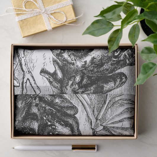 Cute  Frogs Tissuepapier (Geschenk)