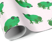 Cute Frogs Wrapping Paper Cadeaupapier (Rol Hoek)