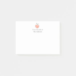 Cute from the Desk of Teacher's Apple Post-it® Notes