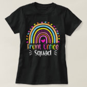 Cute Front Kantoor Squad School Secretary Admin Ap T-shirt (Design voorkant)