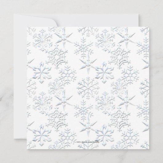 Cute Frosted Sugar Cookie Exchange Holiday nodigt  Kaart (Achterkant)