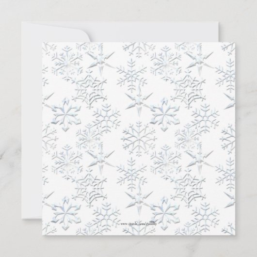 Cute Frosted Sugar Cookie Exchange Holiday nodigt Kaart (Achterkant)