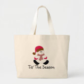 Cute Frosty Grote Tote Bag (Voorkant)