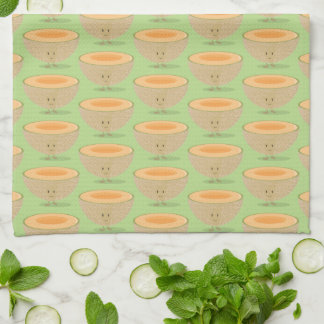 Cute Fruit Cantaloupe Pattern Melon Fun Food Theedoek