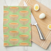 Cute Fruit Cantaloupe Pattern Melon Fun Food Theedoek (Quarter Fold)
