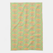Cute Fruit Cantaloupe Pattern Melon Fun Food Theedoek (Verticaal)