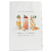 Cute Fruit Cocktail Blush Sinaasappel elke dag van Medium Cadeauzakje (Voorkant)