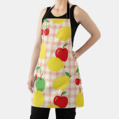 Cute Fruit Gingham Pattern Schort (Insitu)