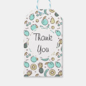 Cute Fruit Pattern Summery Geachte Hartelijk dank Cadeaulabel (Voorkant)