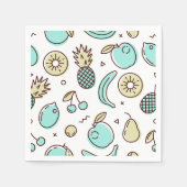 Cute Fruit Pattern Summery Thleed Servet (Voorkant)