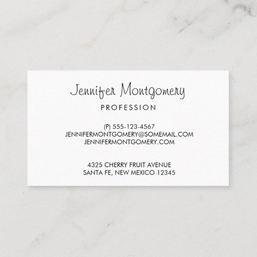 Cute Fruit Pattern Summery Thleed Visitekaartje (Achterkant)