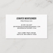 Cute Fruit Pattern Summery Thleed Visitekaartje (Achterkant)