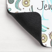 Cute Fruit Pattern Summery Thormy Monogram Muismat (Hoek)