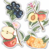 Cute Fruit Sticker (Voorkant)