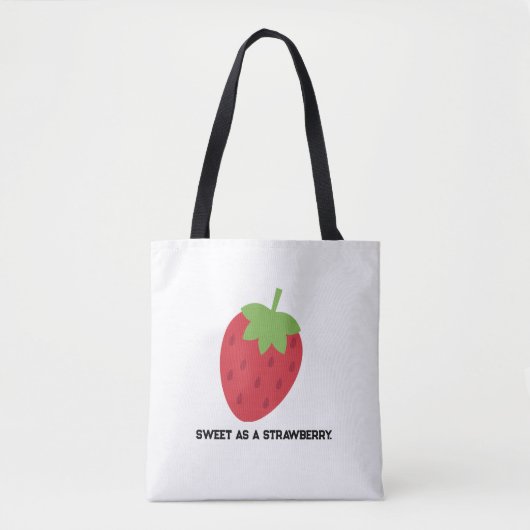 Cute Fruit-Themed Everyday Bag Tote Bag (Voorkant)