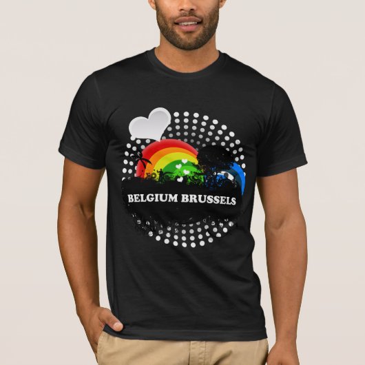 Cute Fruity Belgium Brussel T-shirt (Voorkant)