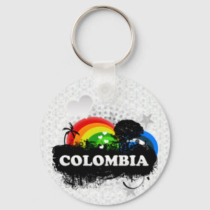 Cute Fruity Colombia Sleutelhanger