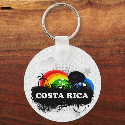 Cute Fruity Costa Rica Sleutelhanger (Voorkant)